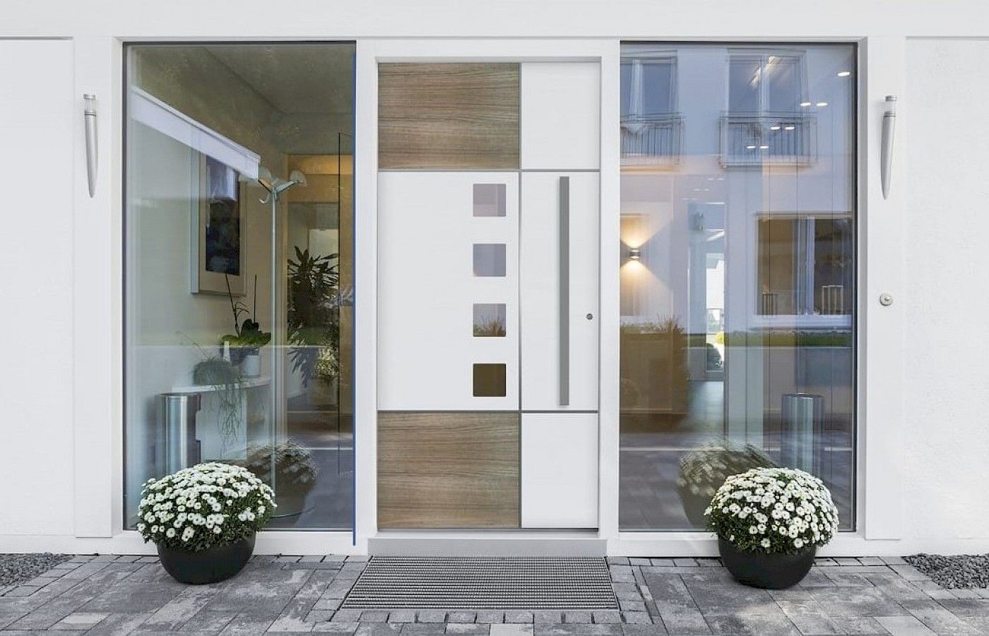 Haustüre Holz-Aluminium