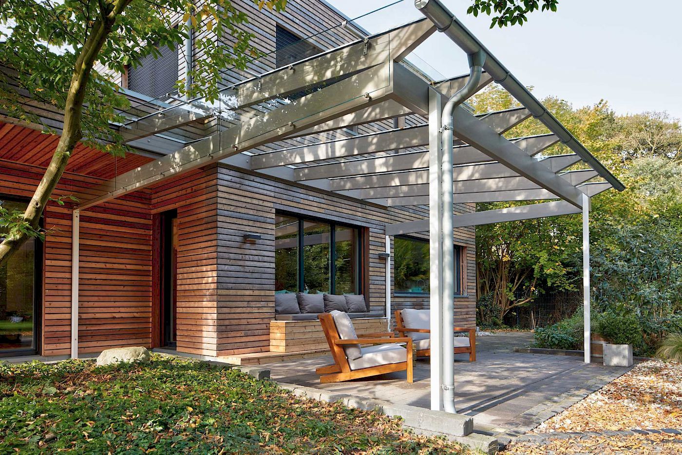 Holz-/Aluminium-Terrassenüberdachungen